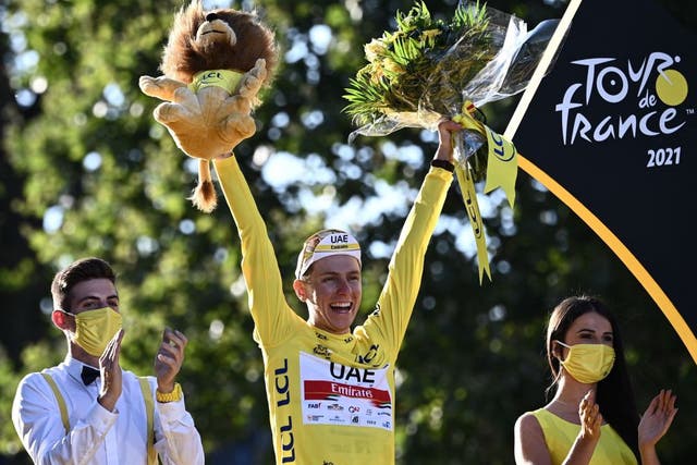 <p>The Slovenian has retained his Tour de France title</p>