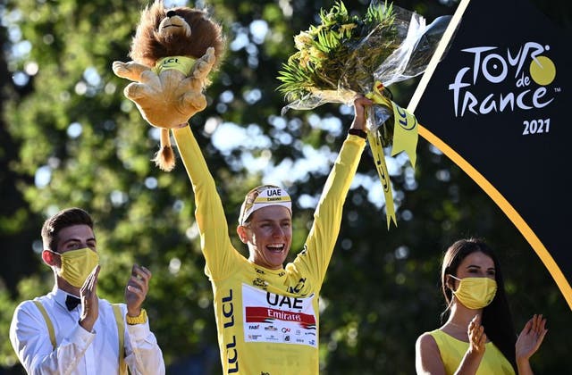 <p>The Slovenian has retained his Tour de France title</p>