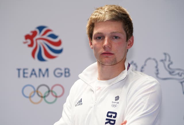 <p>Duncan Scott during the kitting out session for the Tokyo Olympics 2020</p>