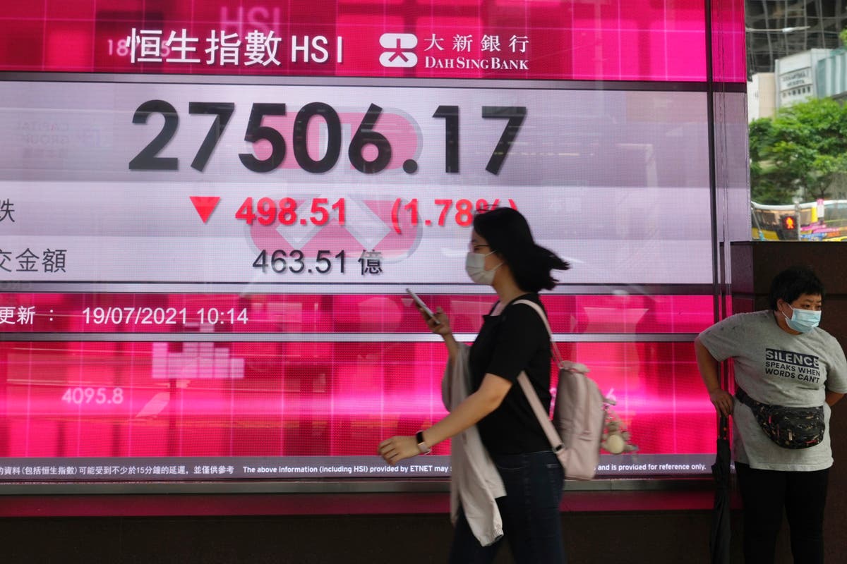 Asian shares fall on COVID-19 spread, Wall Street declines