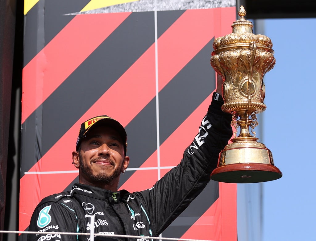 Lewis Hamilton targeted with racist abuse online after winning British Grand Prix