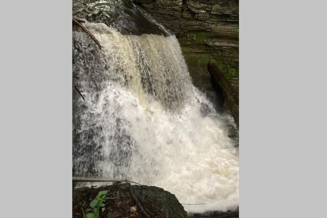 <p>A man died trying to save his girlfriend from drowing at this spot near Ithaca, New York.</p>