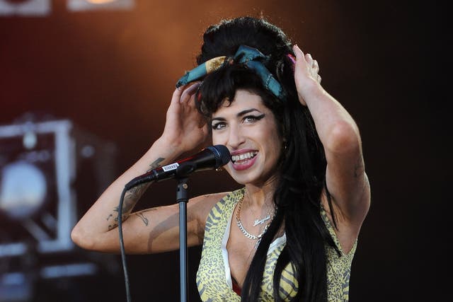 <p>Amy Winehouse performs in Madrid in July 2008</p>