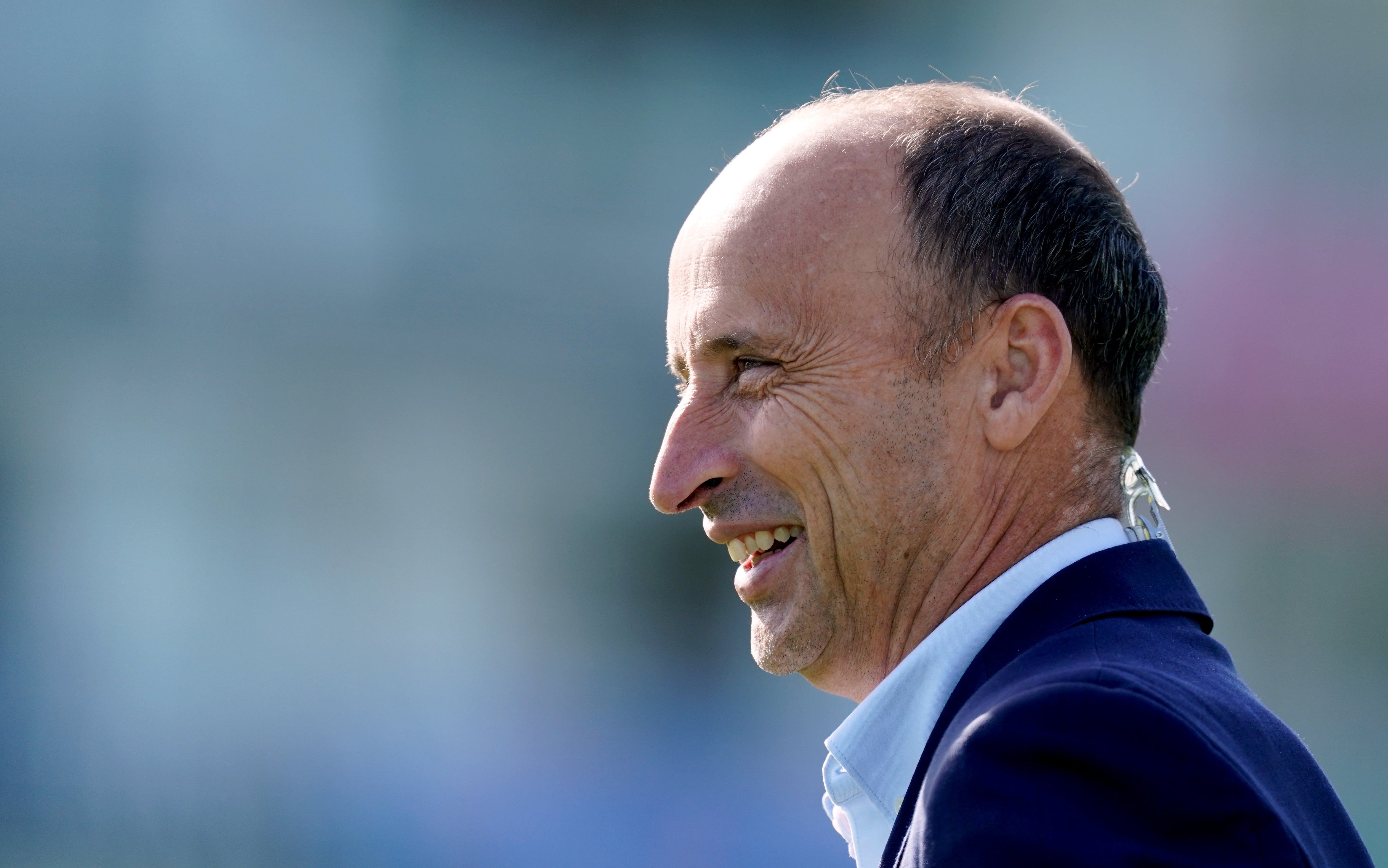 <p>Nasser Hussain admitted he was concerned about the possibility that The Hundred could be affected by Covid</p>