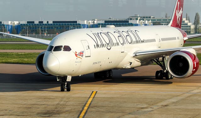 Un avión de Virgin Atlantic