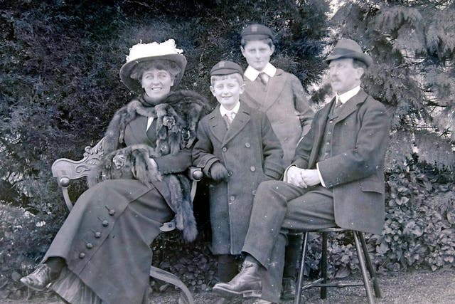 <p>The Fletchers, with  Annie, Sidney and the boys</p>