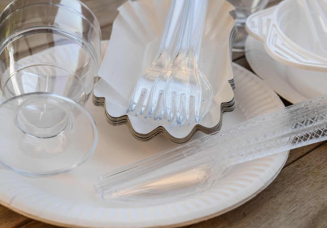 <p>Plates, cutlery, cups and cotton swabs are among the single-use plastics banned by the European directive</p>