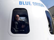 Jeff Bezos is sending us all a frightening message with his colonial space flight