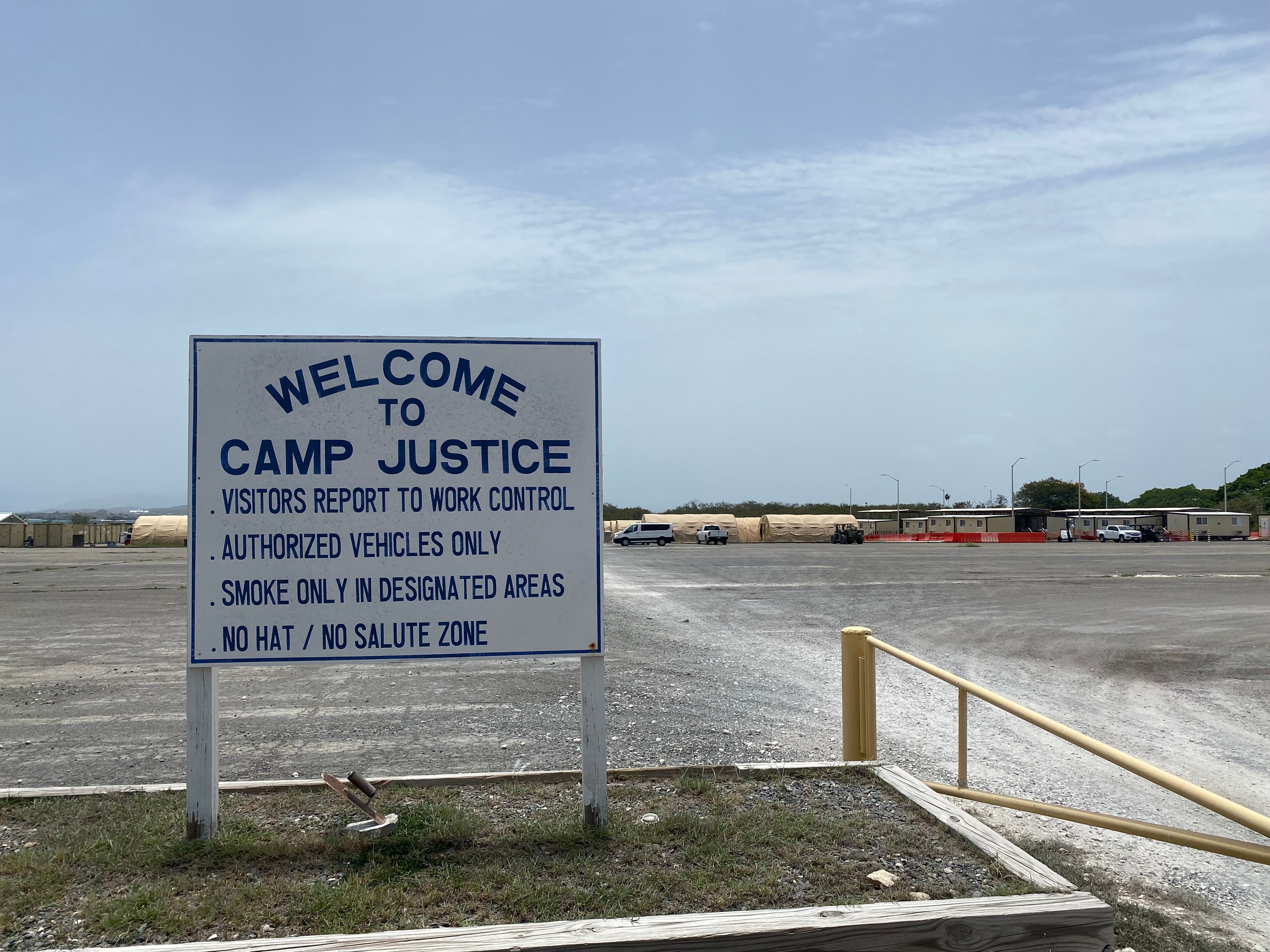 Camp Justice on Guantánamo Bay Naval Base, Cuba, where military trials of terror suspects take place