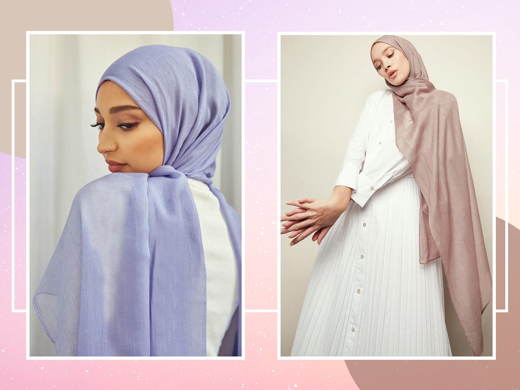 Vela's Silk Chiffon Hijab Scarves Collections