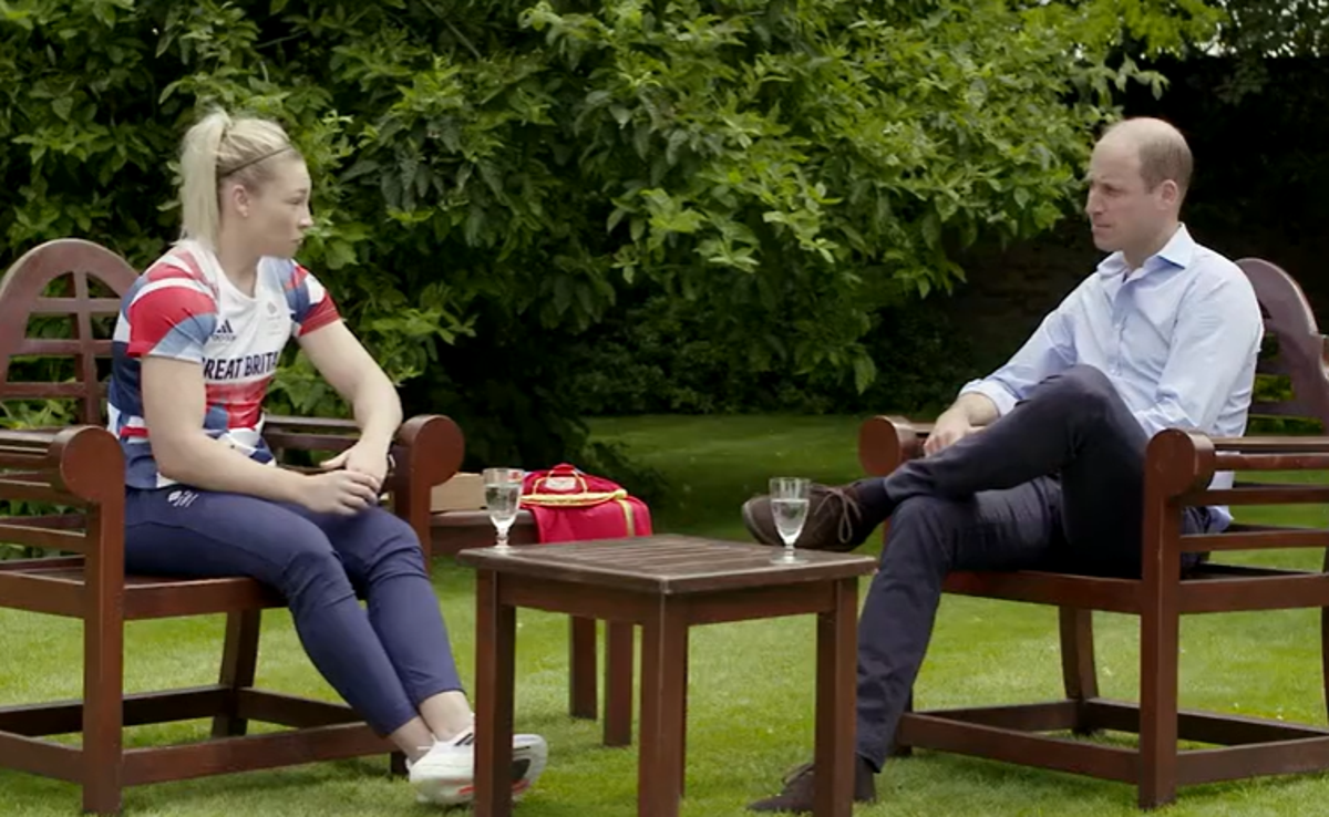Prince William meets Team GB boxer Lauren Price ahead of Tokyo Olympics