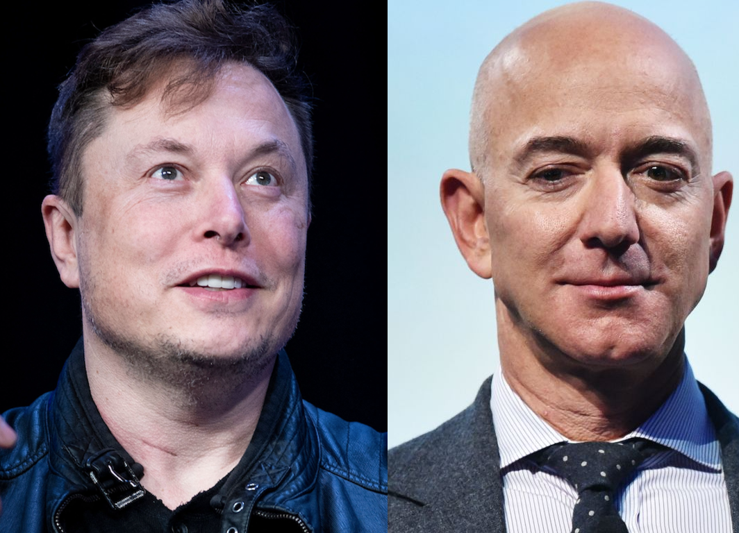 A Brief History Of The Rivalry Between Elon Musk And Jeff Bezos And ...