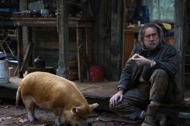 <p>Nicolas Cage in ‘Pig'</p>