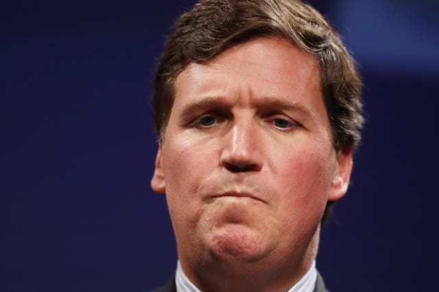 <p>Fox News host, Tucker Carlson, likened vaccine passports to the medical equivalent of Jim Crow laws </p>