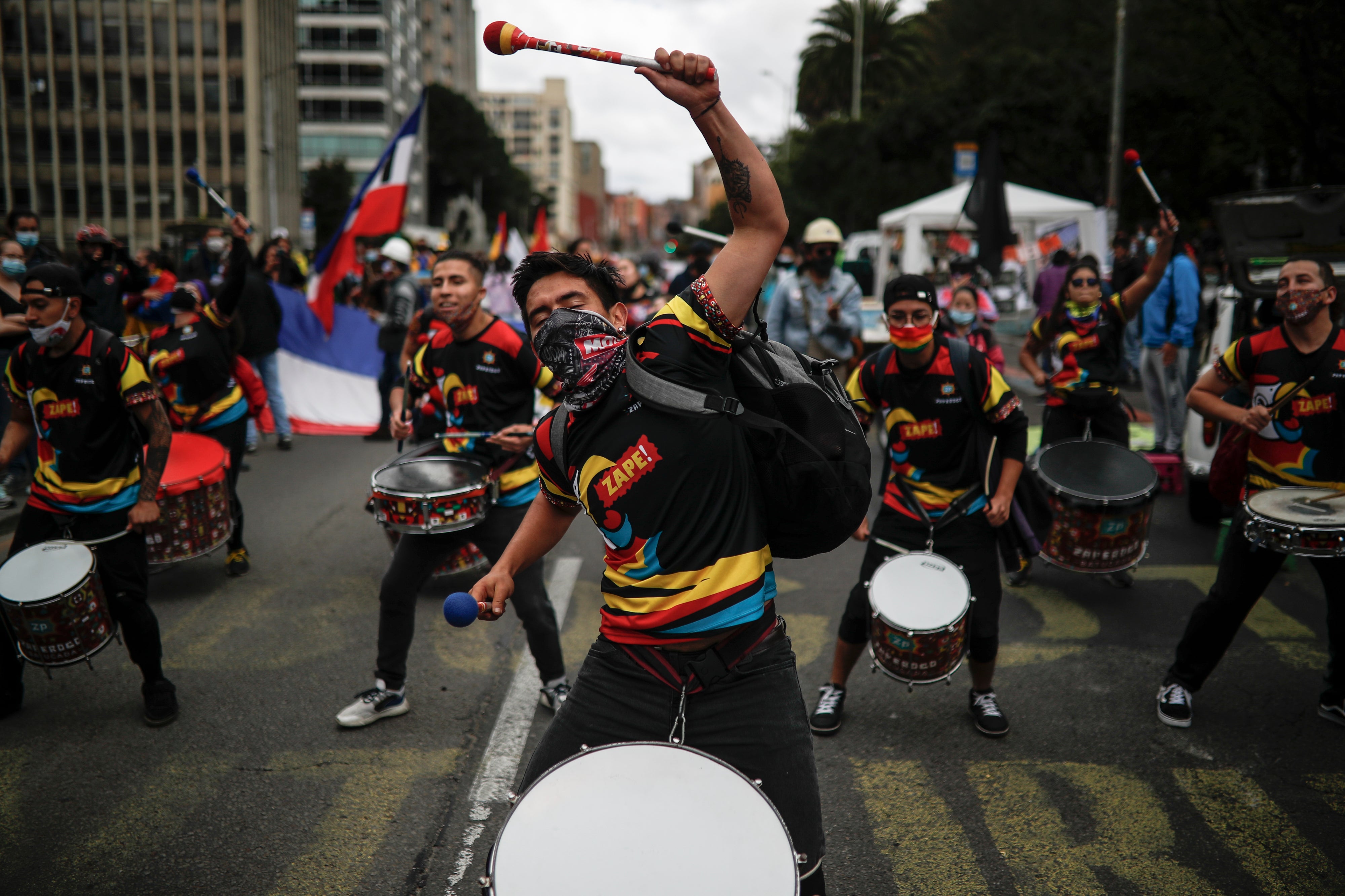 APTOPIX Colombia Protest