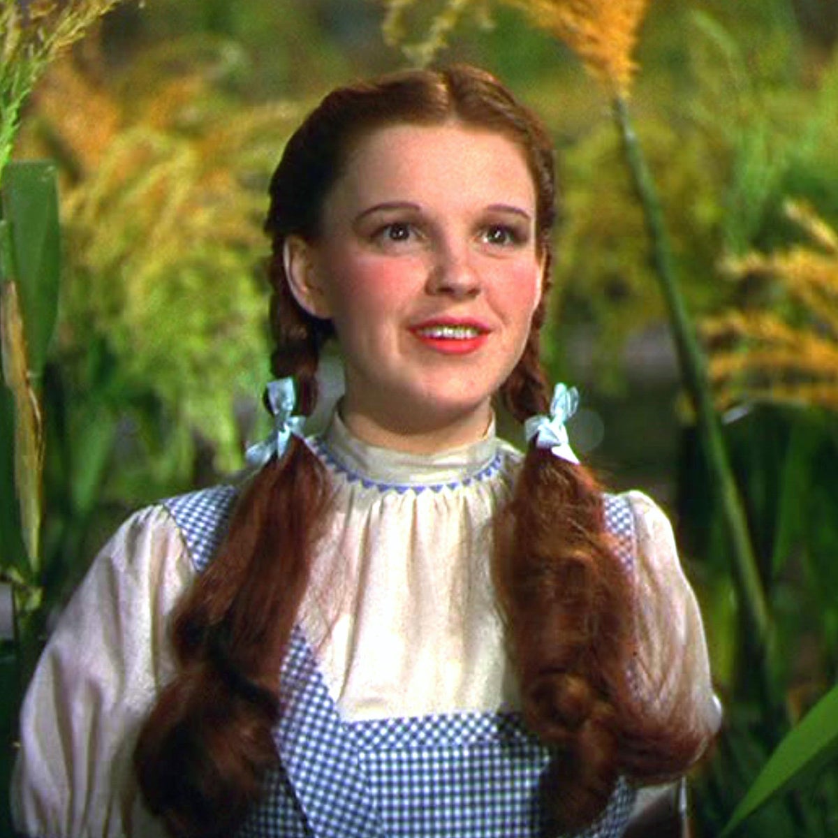 judy garland blue dress Judy Garland's Dorothy Dress Found After Disappearing for Decades