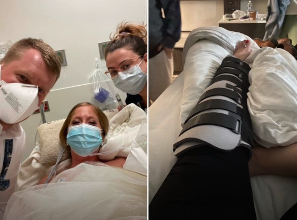 Viral TikTok shows moment bride dislocates her knee during first dance | indy100