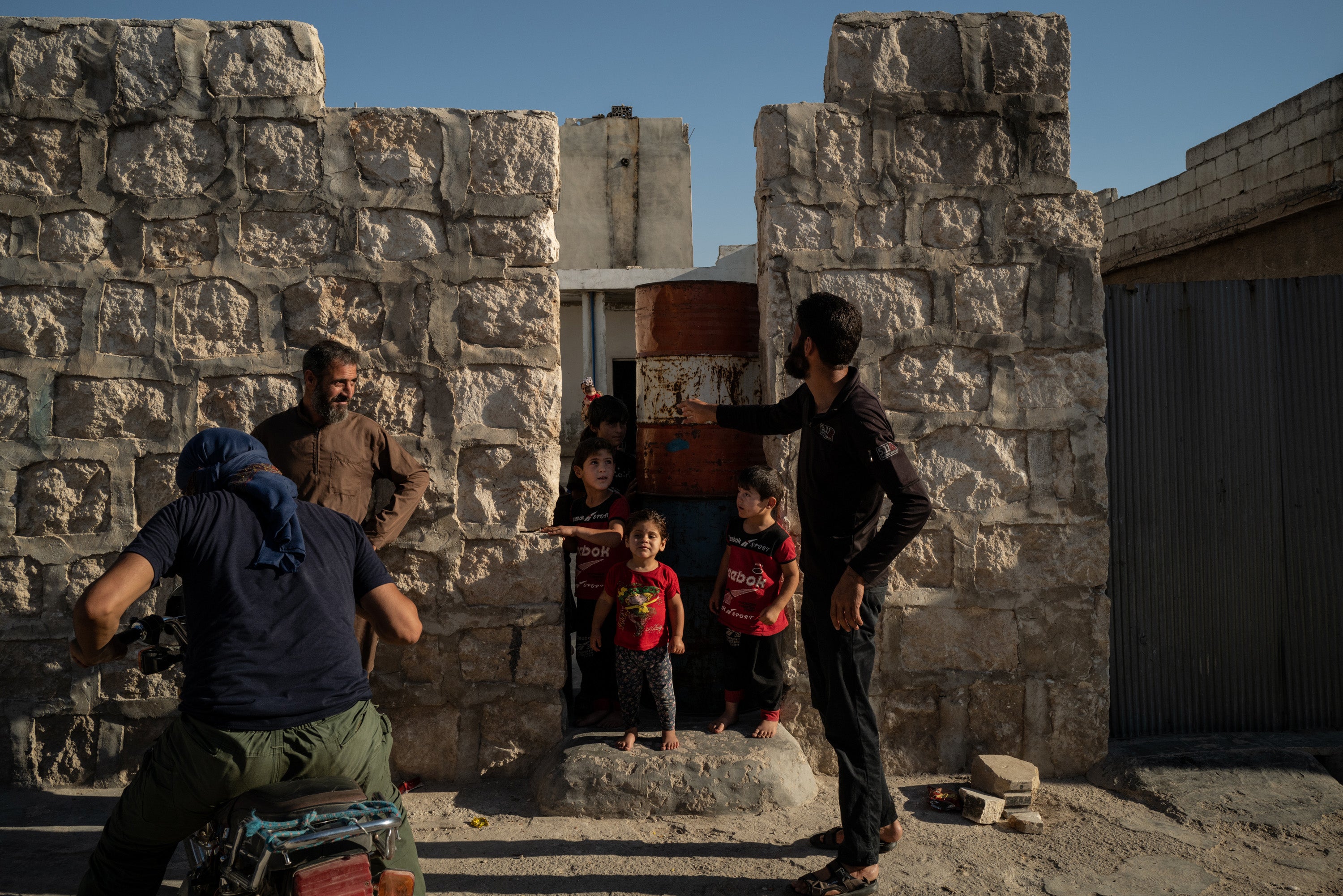 Residents of Maarat al-Naasan, where hospitals, clinics and most shops remain closed after much of the town was destroyed during the Syrian regime-led offensive between December 2019 and March 2020