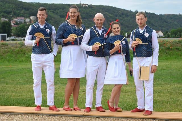 <p>Czech Republic Olympic Uniforms</p>