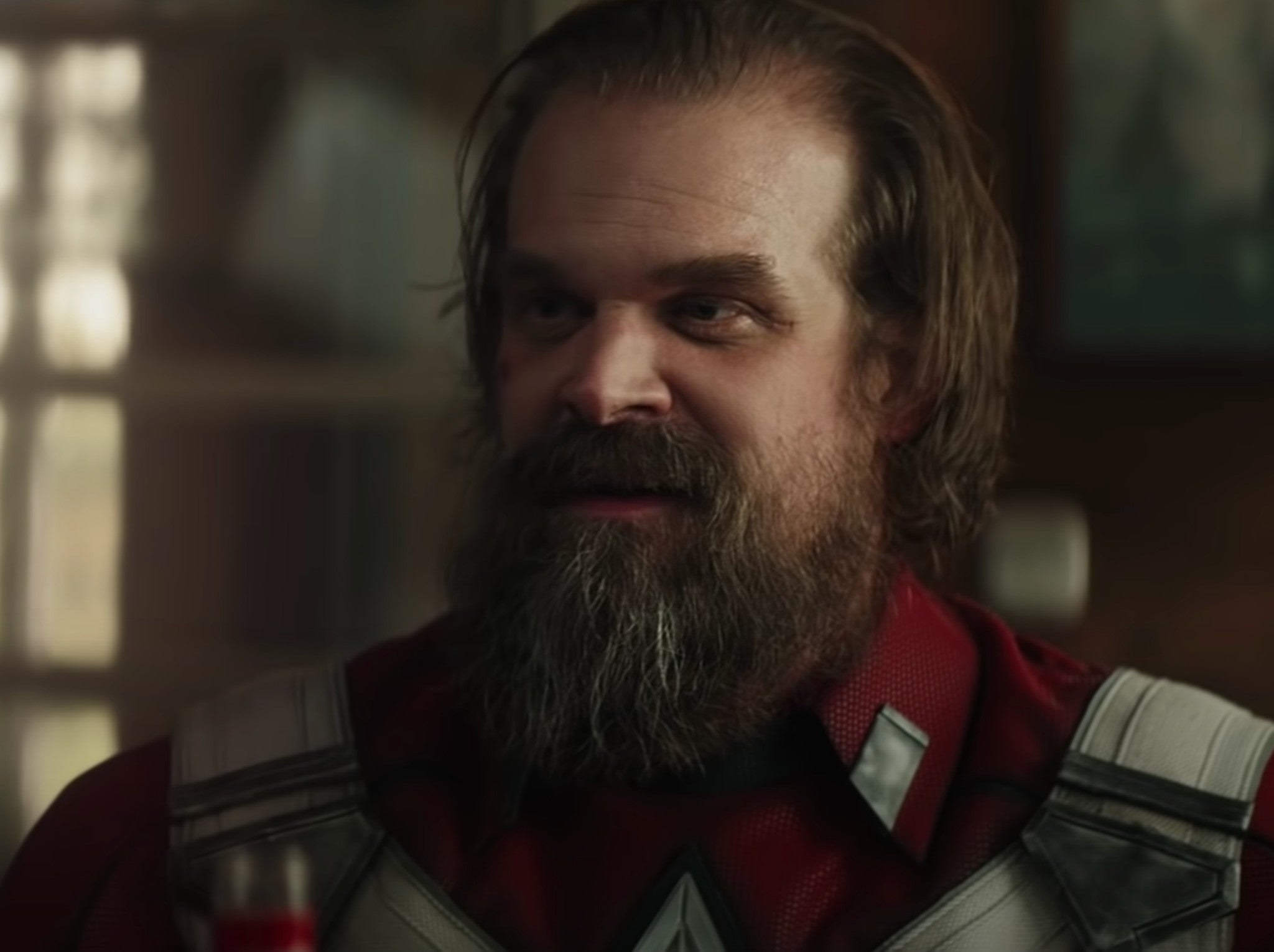 <p>David Harbour as Red Guardian in Black Widow</p>