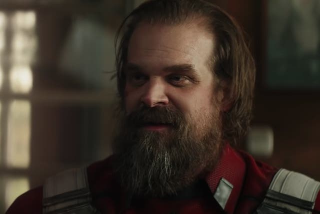 <p>David Harbour as Red Guardian in Black Widow</p>