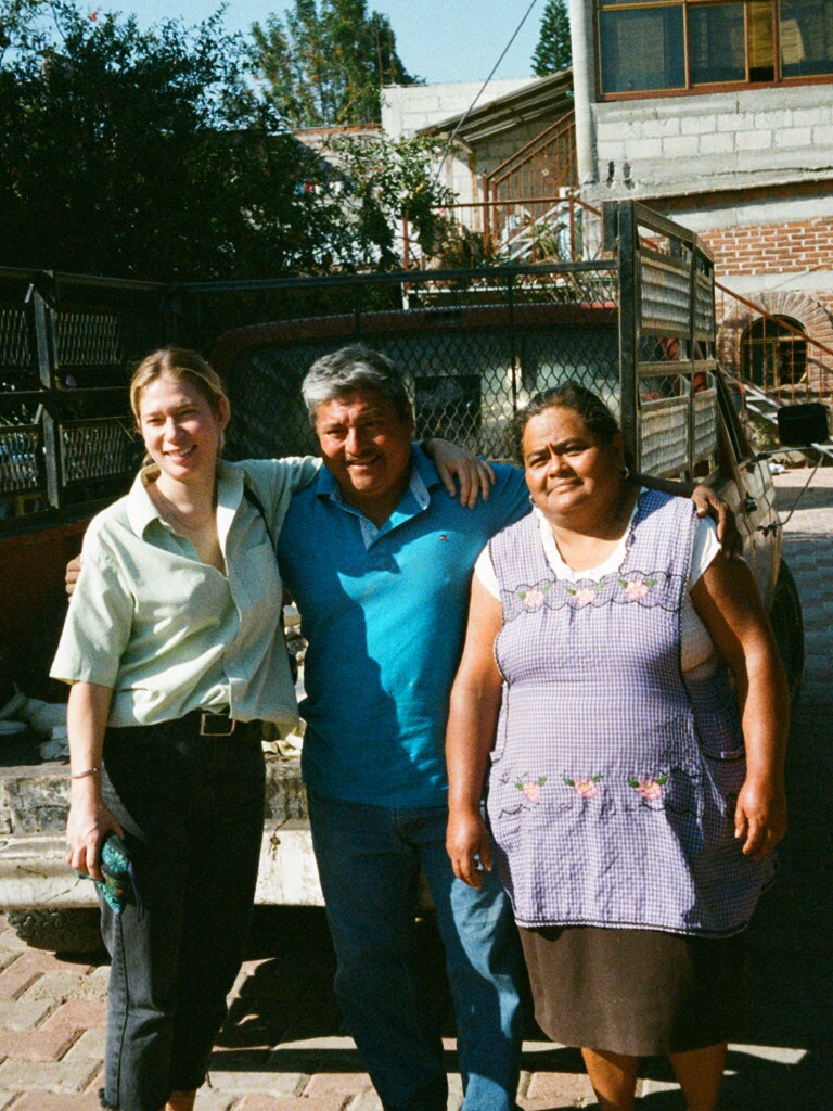 Thea, Celso and Lorena in Mexico