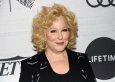 Bette Midler apologises after ‘outburst’ in which she called West Virginia ‘poor, illiterate’