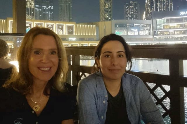 <p>Sheikha Latifa, right, daughter of the ruler of Dubai, was thought to be among those potentially being targeted</p>