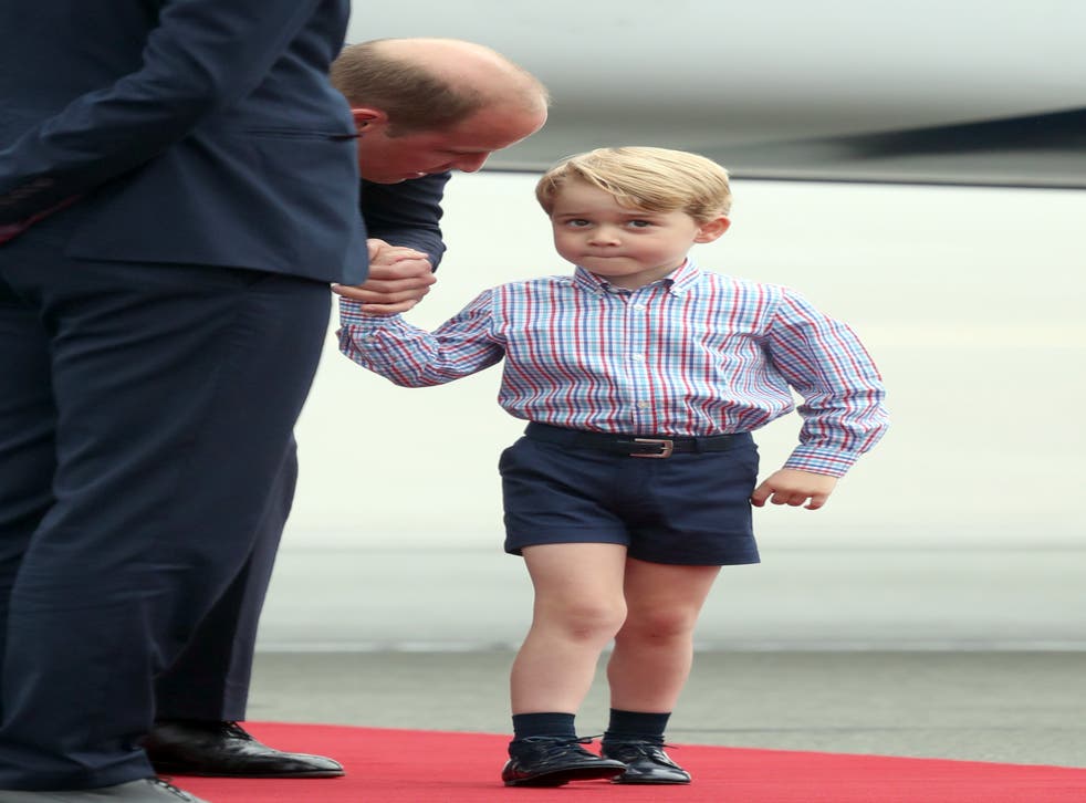 Fashion influencer: Prince George (Jane Barlow/PA)