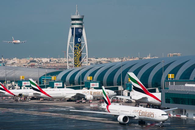 Dubai Airplanes Collide