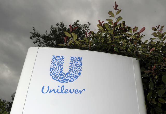 Consumer goods giant Unilever has cut its profit margin outlook as it became the latest firm to warn over the impact of rising global commodity prices (Tim Ireland/PA)