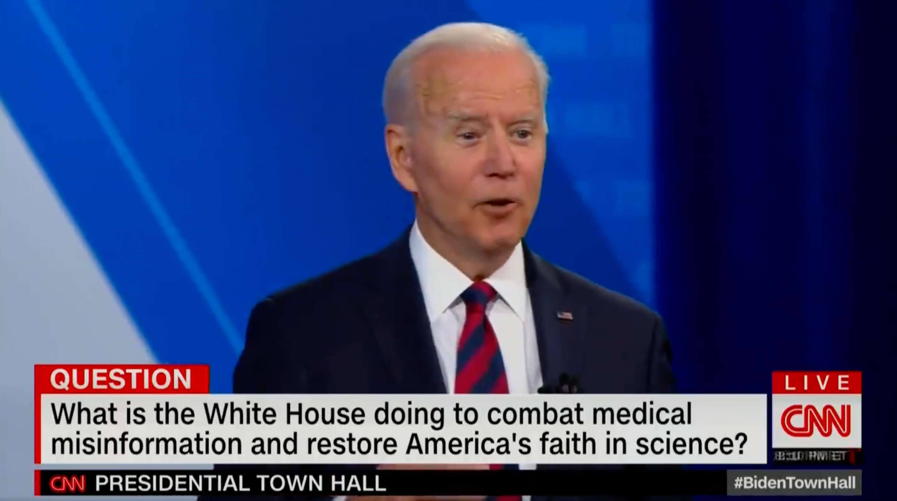 Biden suggests some Fox News hosts have had ‘altar call’ after backing vaccinations