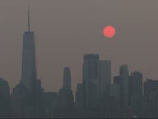 Wildfire smoke from West Coast shrouds New York City — 2,000 miles away