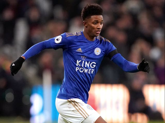 <p>Former Leicester winger Demarai Gray has joined Everton from Bayer Leverkusen (John Walton/PA)</p>