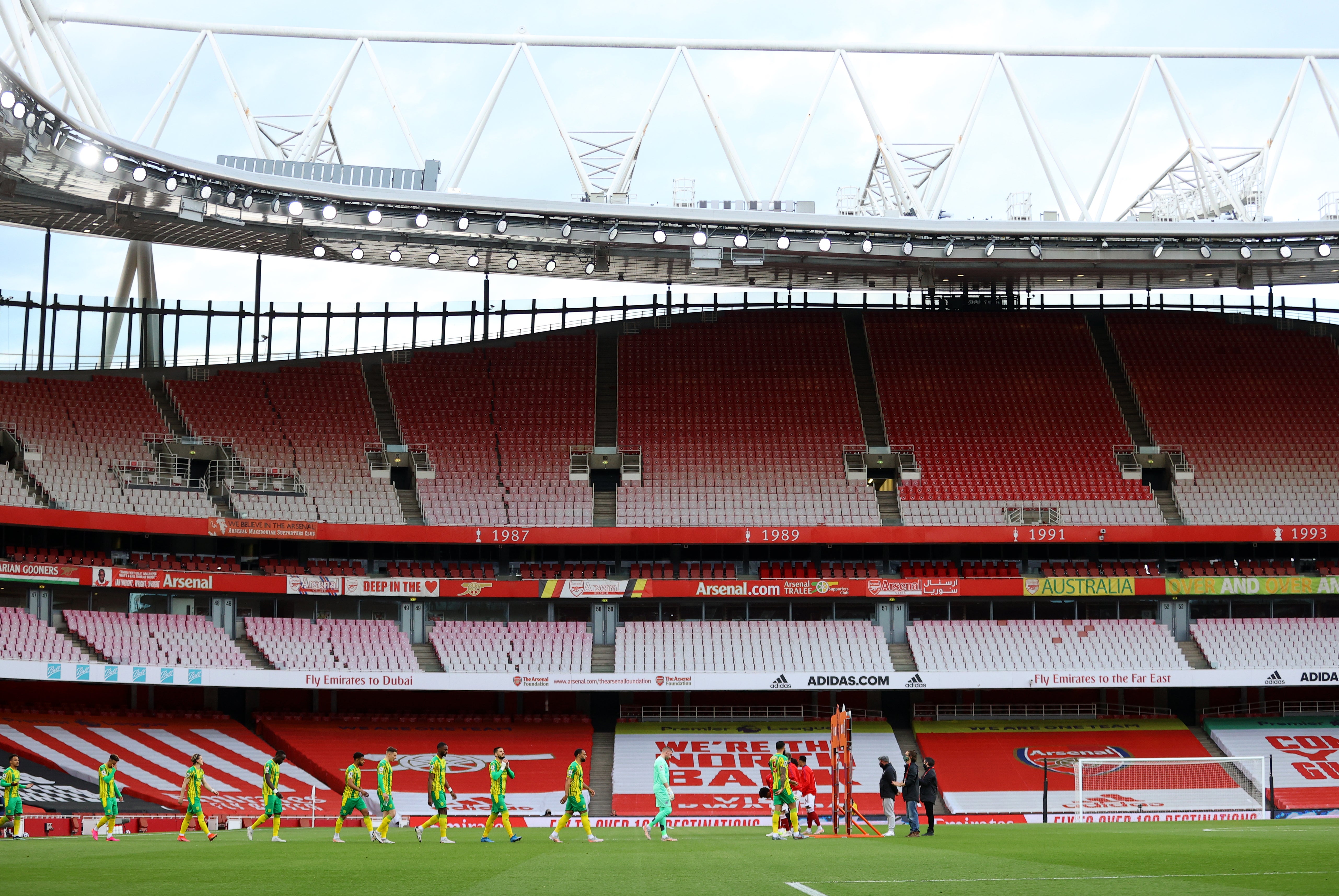 The Emirates Stadium has been booked to host one of the World Cup semi-finals (Richard Heathcote/PA)