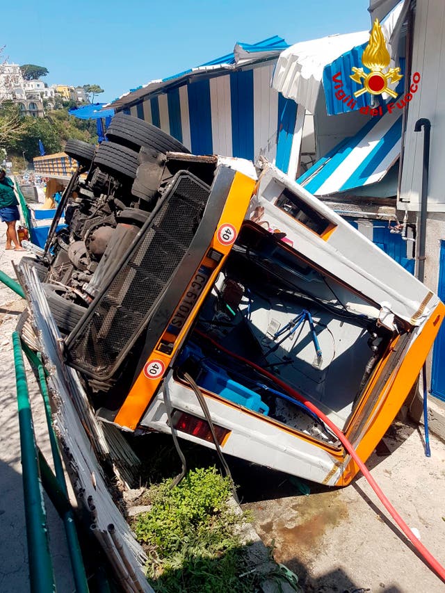 Italy Capri Bus Crash