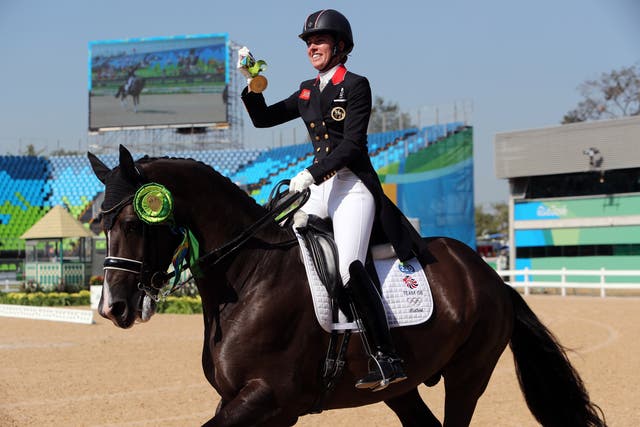 <p>Charlotte Dujardin at the Rio Olympics (David Davies/PA)</p>