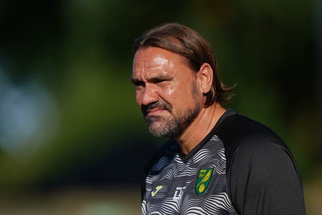 <p>Daniel Farke insists he is not “addicted” to positions in league table (Joe Giddens/PA)</p>