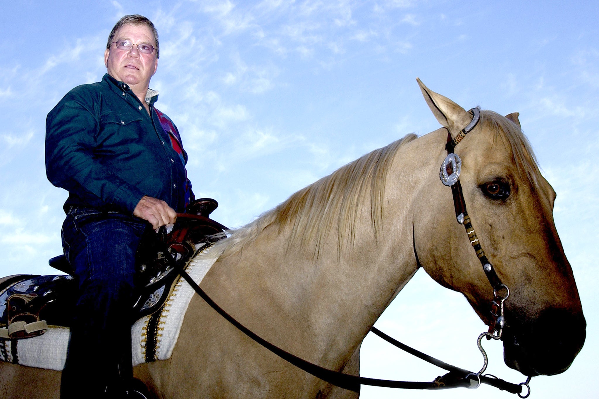 Shatner is an accomplished rider who has won multiple titles at the Kentucky state fair