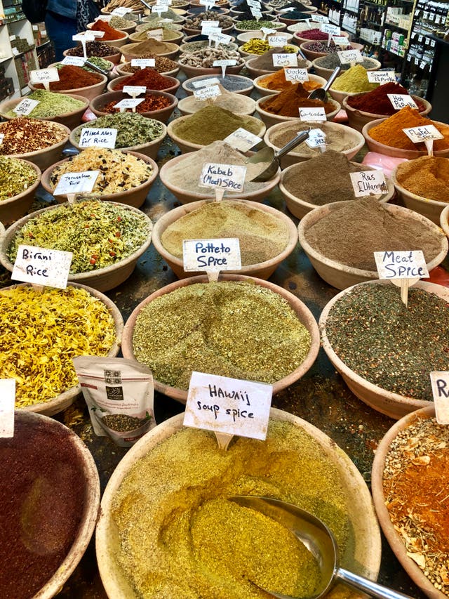 <p>Bounty from Jerusalem’s Machane Yehuda Market</p>