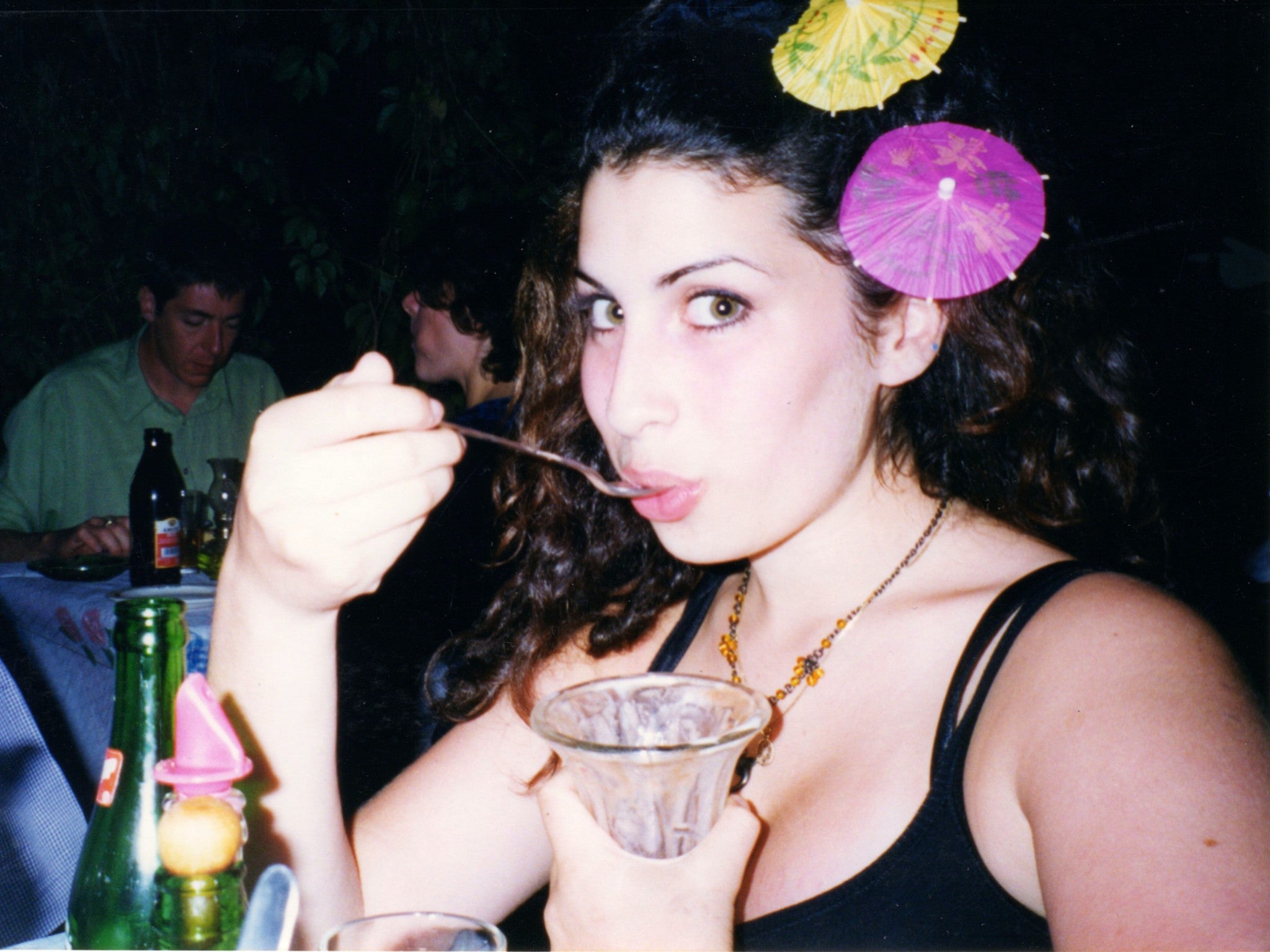 Amy Winehouse in her teenage years