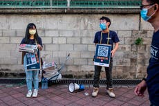 Hong Kong democracy activist defiant during landmark security law trial