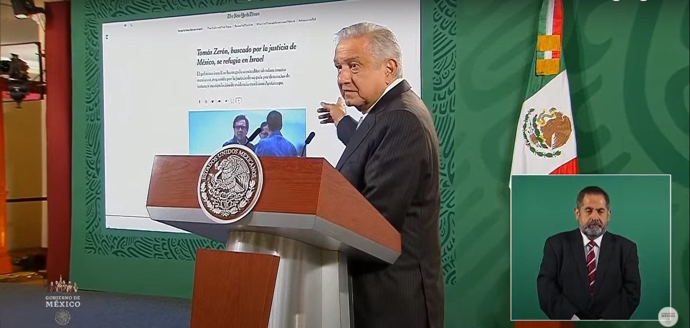 <p>López Obrador se refirió al artículo publicado por el New York Times en su tradicional conferencia matutina.</p>
