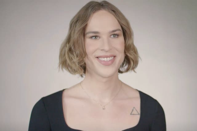 <p>Tommy Dorfman during her interview with Time</p>