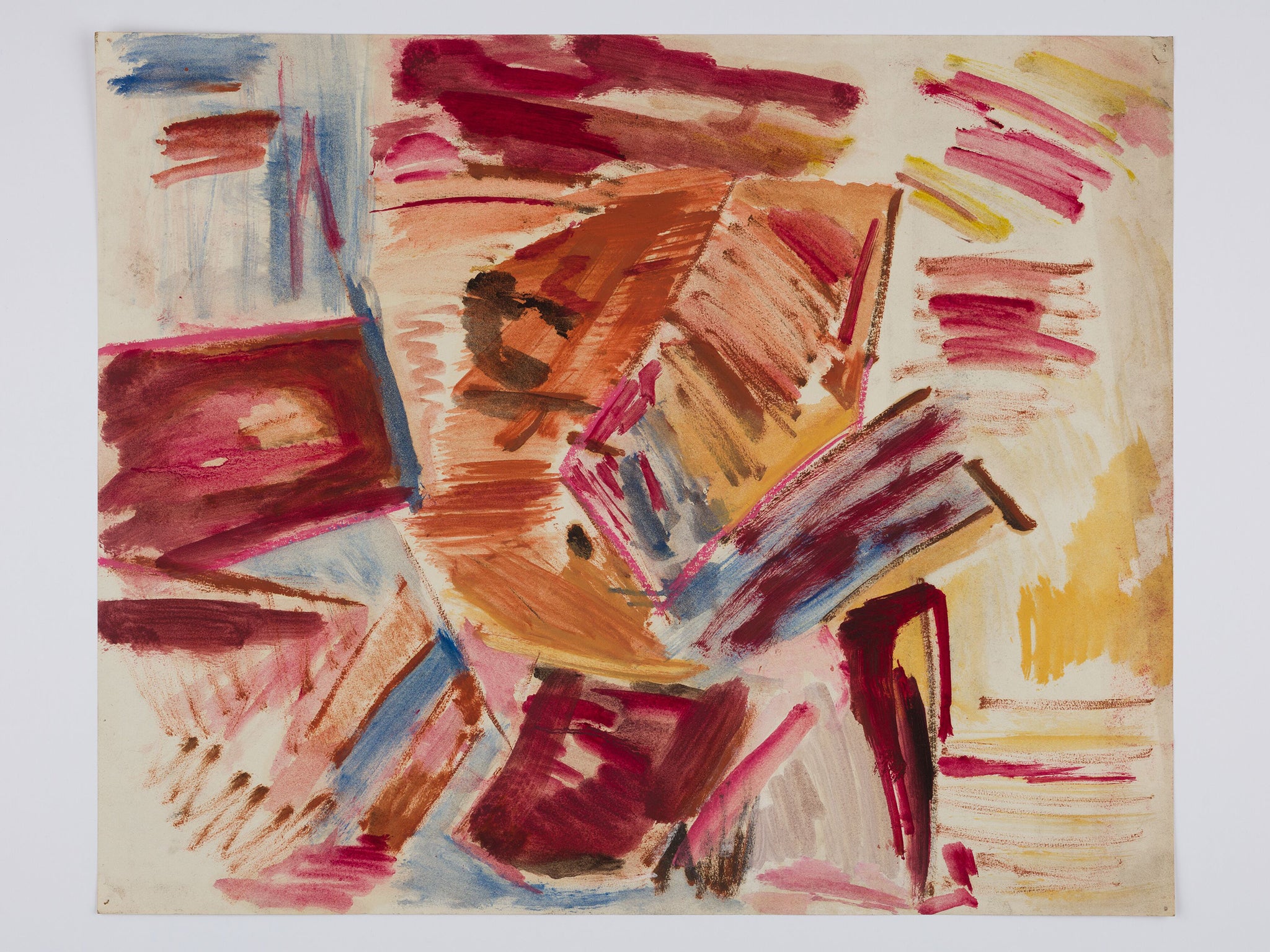 ‘Untitled’ (1958-59): Metzger’s opposition to nuclear weapons was informed by his experience of the Holocaust