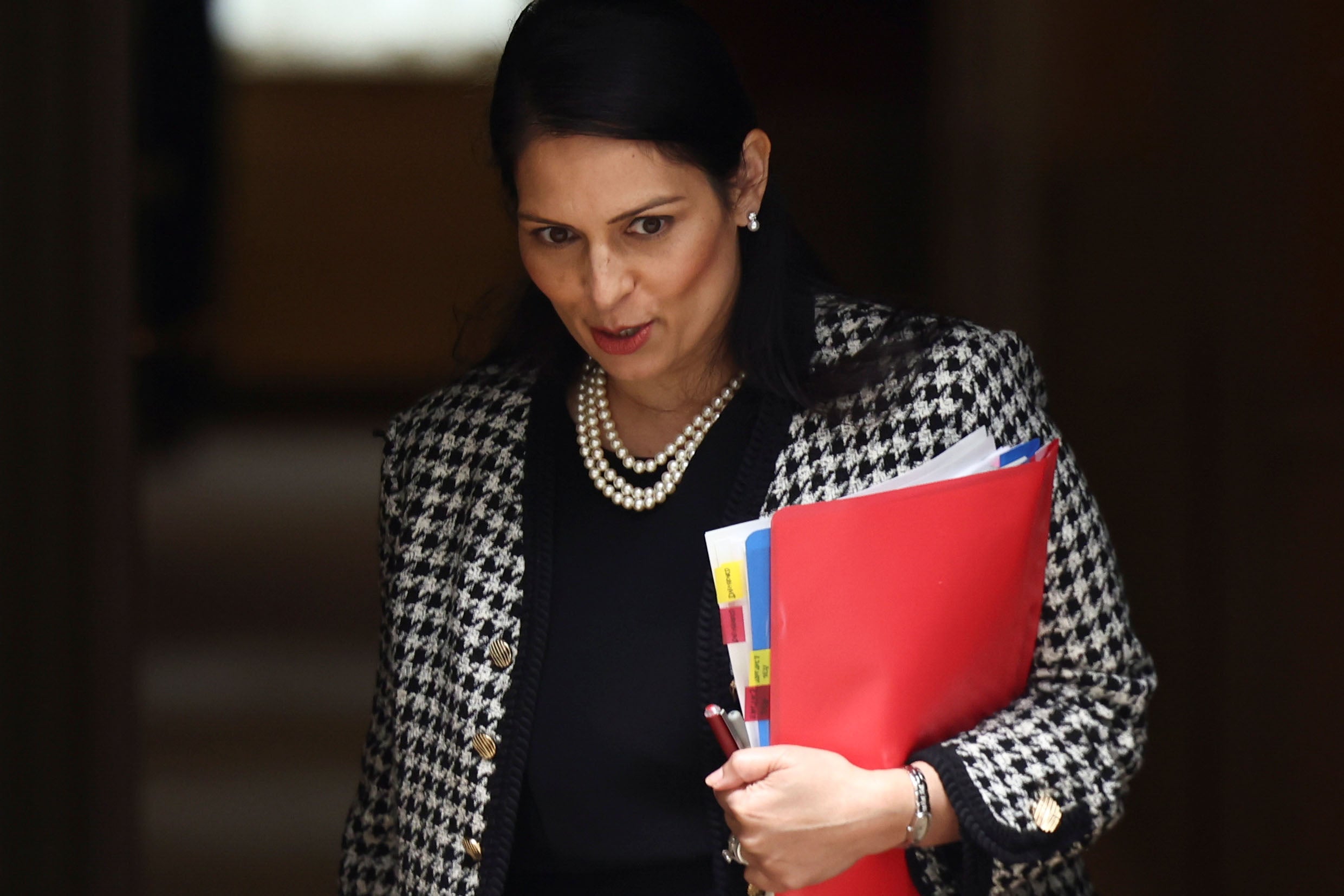 <p>Priti Patel has faced mounting opposition to policing clauses in the bill </p>