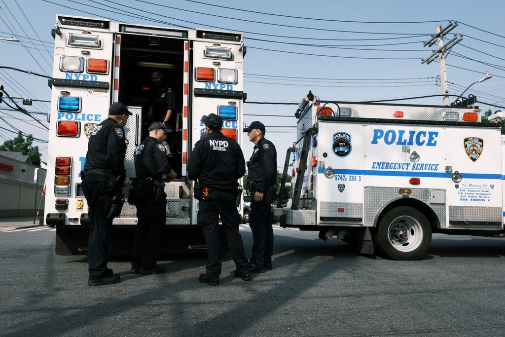 NYPD vaccination rate of 43 per cent raises fears of police spreading variants to public