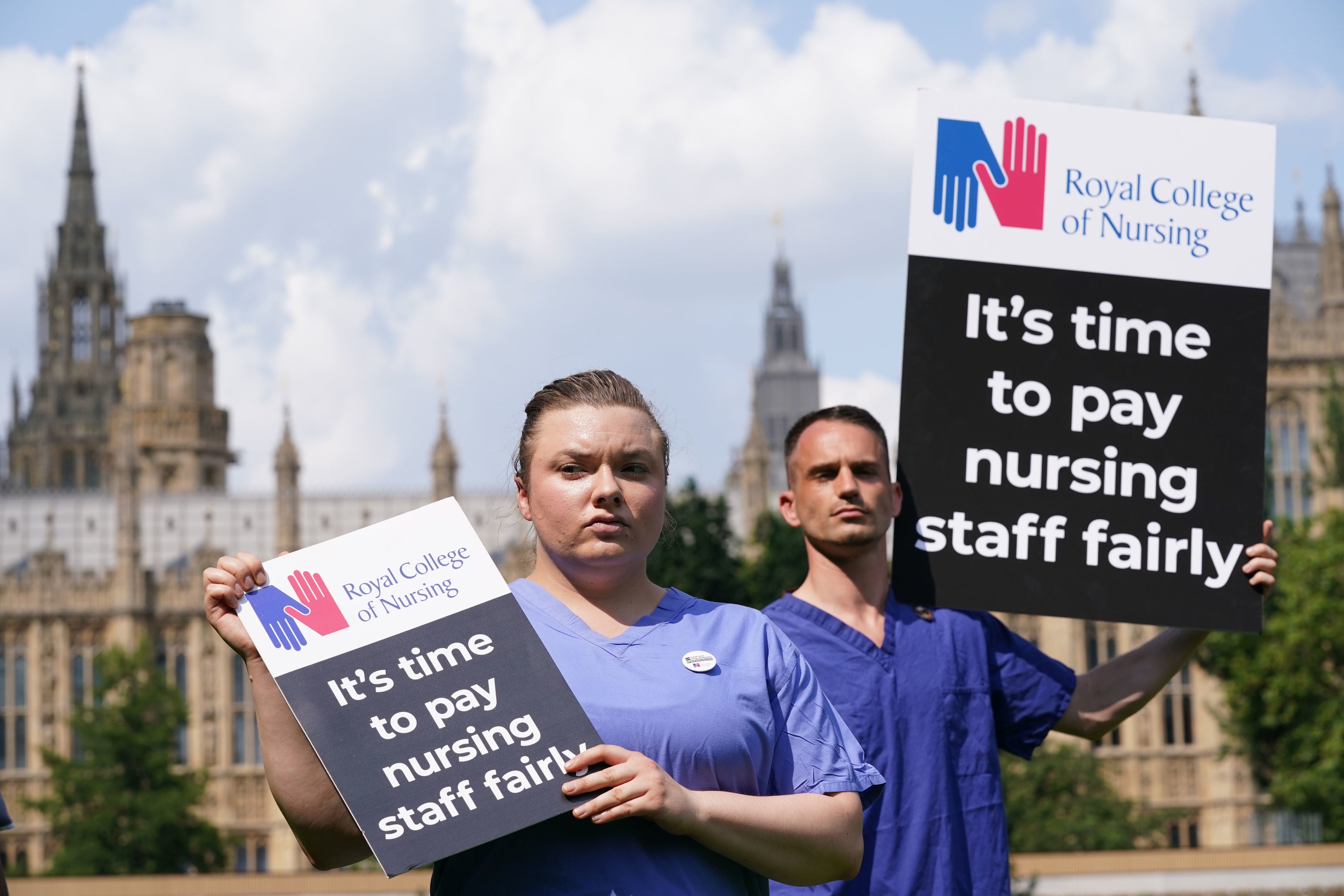 ‘Our members are saying enough is enough,’ said the RCN’s Pat Cullen