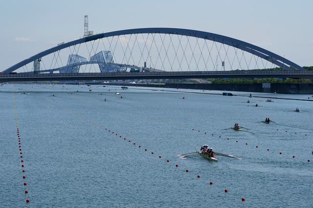 Racing got under way at the Sea Forest Waterway on Friday (Darron Cummings/AP)