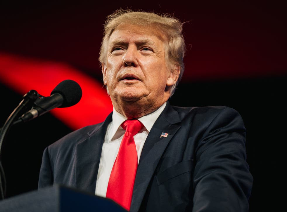 <p>Former president Donald Trump angrily responded to reports that he pressured the Department of Justice to discredit the 2020 election</p>